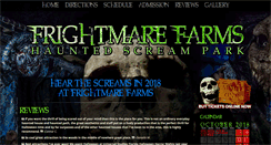 Desktop Screenshot of frightmarefarms.net